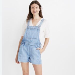 Madewell Light Blue Women's Denim Overalls